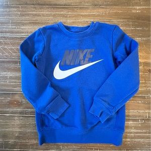 Boys blue Nike sweatshirt, size 3-4